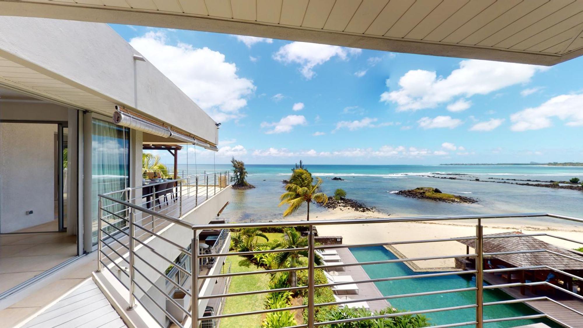 Bon Azur Beachfront Suites & Penthouses With Lov Trou aux Biches Exteriör bild